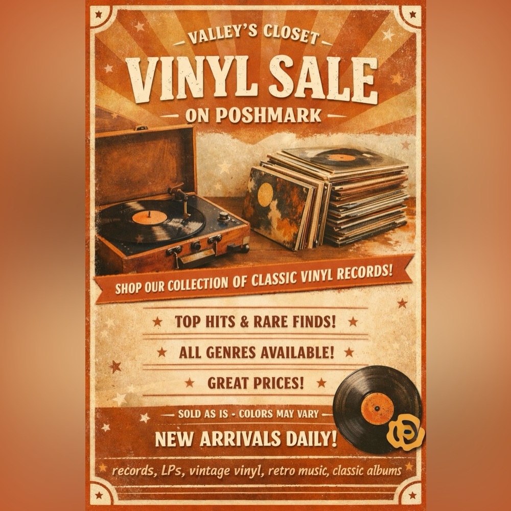 VINYL RECORD SALE – LOW STARTING PRICES!